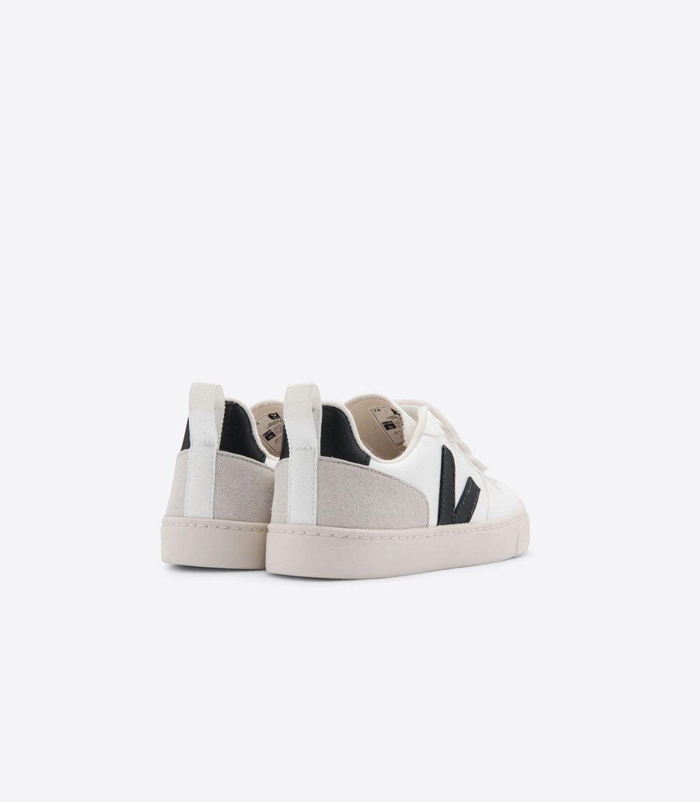 Veja Sneakers Barn - V-10 Velcro Cwl - Vita/Nigga - 320786-YWA